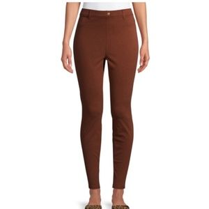 XL Brown Time and Tru Full Length Stretch Jeggings